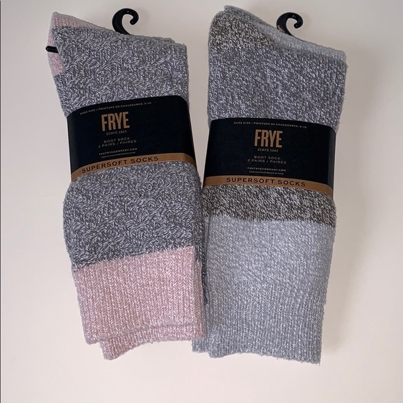 Frye Accessories - 💕SOLD💕 Frye Reverse Knit Texture Supersoft Boot Socks